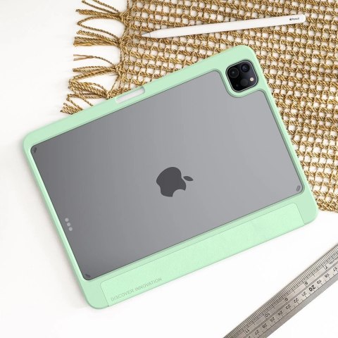 Nillkin Bevel Leather Case etui do iPad Pro 11'' 2021 / 2020 pokrowiec z klapką smart sleep case czarny