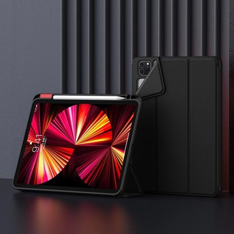 Nillkin Bevel Leather Case etui do iPad Pro 11'' 2021 / 2020 pokrowiec z klapką smart sleep case czarny