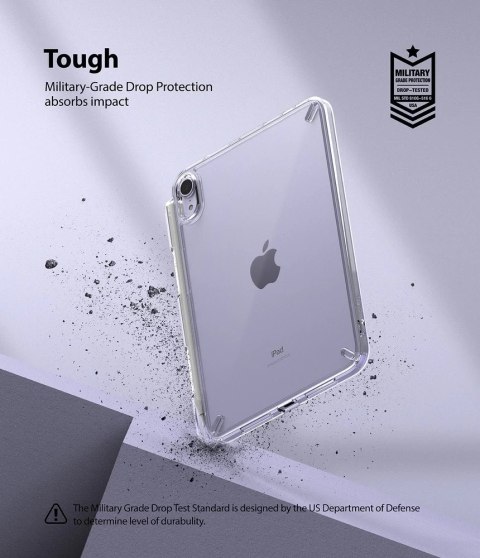Ringke Fusion etui pokrowiec z żelową ramką iPad mini 2021 czarny (F584R53)