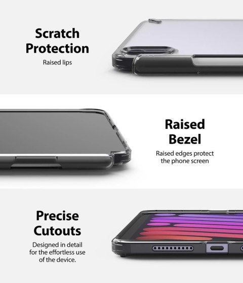 Ringke Fusion etui pokrowiec z żelową ramką iPad mini 2021 czarny (F584R53)