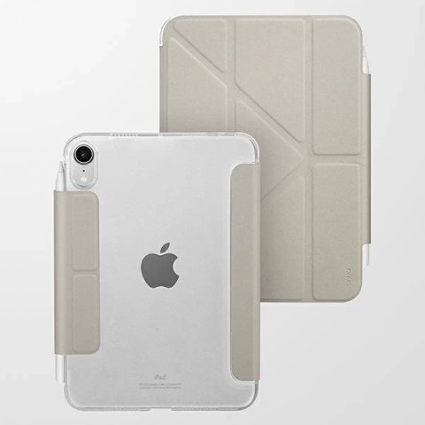 UNIQ etui Camden iPad Mini (2021) szary/fossil grey Antimicrobial