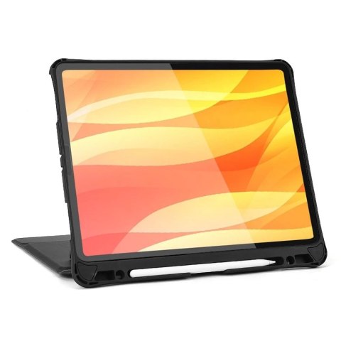 Choetech Keyboard Case etui pokrowiec do iPad Pro 11'' 2021 / 2020 / 2018 bezprzewodowa klawiatura Bluetooth czarny (BH-011)