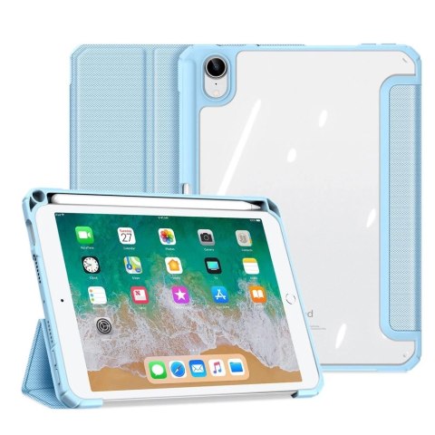 Dux Ducis Toby pancerne etui z klapką Smart Case do iPad mini 2021 z uchwytem na Apple Pencil niebieski