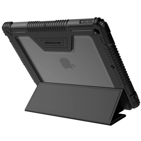 Nillkin Bumper Leather Case Pro pancerne etui Smart Cover z osłoną na aparat i podstawką iPad 10.2'' 2021 / iPad 10.2'' 2020 / i