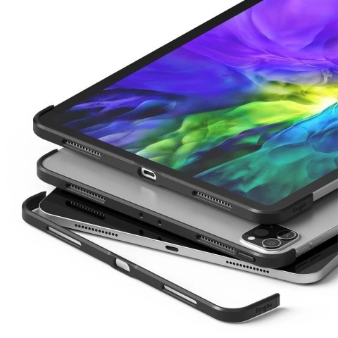Ringke Frame Shield etui samoprzylepna ochronna ramka na boki iPad Pro 11'' 2020 / iPad Pro 11'' 2018 czarny (Apple Pencil Frien