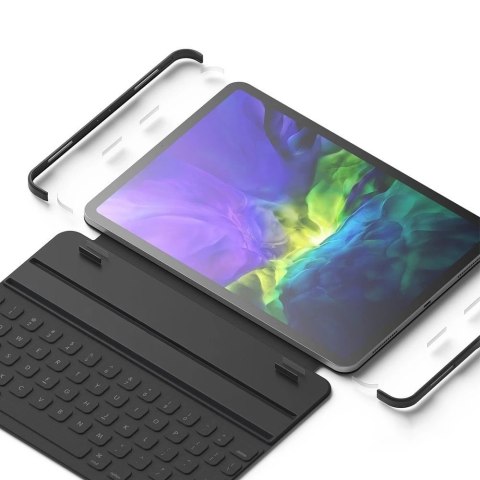 Ringke Frame Shield etui samoprzylepna ochronna ramka na boki iPad Pro 11'' 2020 / iPad Pro 11'' 2018 srebrny (Apple Pencil Frie
