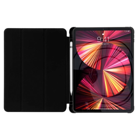 Stand Tablet Case etui Smart Cover pokrowiec na iPad mini 5 z funkcją podstawki czarny