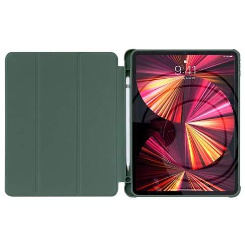 Stand Tablet Case etui Smart Cover pokrowiec na iPad mini 5 z funkcją podstawki zielony
