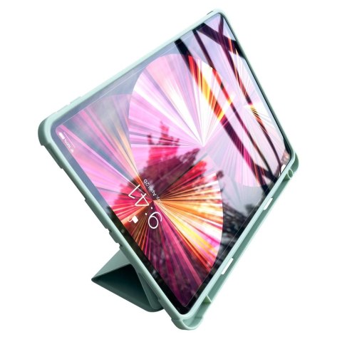 Stand Tablet Case etui Smart Cover pokrowiec na iPad mini 5 z funkcją podstawki zielony
