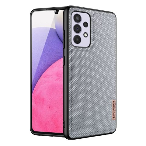 Dux Ducis Fino etui pokrowiec pokryty nylonowym materiałem Samsung Galaxy A33 5G niebieski