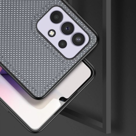 Dux Ducis Fino etui pokrowiec pokryty nylonowym materiałem Samsung Galaxy A33 5G niebieski