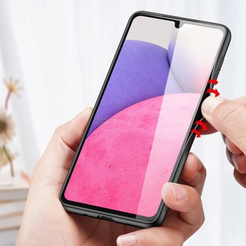Dux Ducis Fino etui pokrowiec pokryty nylonowym materiałem Samsung Galaxy A33 5G niebieski
