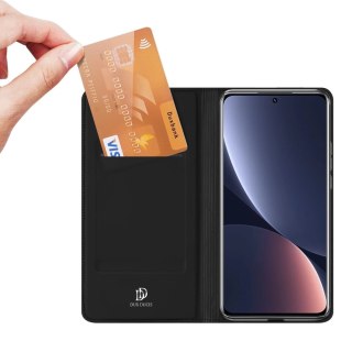Dux Ducis Skin Pro kabura etui pokrowiec z klapką Xiaomi 12 Pro czarny
