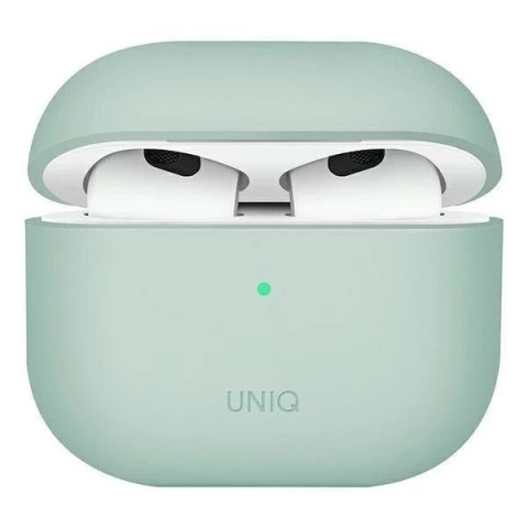 UNIQ etui Lino AirPods 3 gen. Silicone zielony/mint green