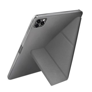 UNIQ etui Yorker Kanvas iPad Pro 12.9 2020 / 2021 / 2022 / iPad Air 13 2024 czarny/obsidian knit black