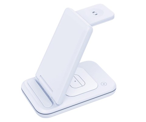 Ładowarka indukcyna Uchwyt na biurko Stojak biurkowy z ładowaniem QI 3mk Hyper Wireless Charger 3w1 15W