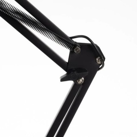 Lampka biurkowa LED 2w1 szkolna na biurko dla dzieci kreślarska do biura czarna