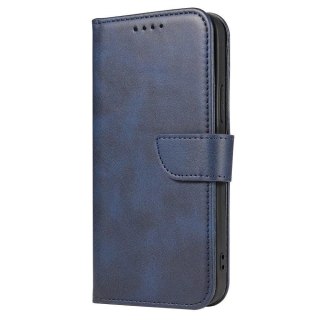 Magnet Case elegancki futerał etui pokrowiec z klapką i funkcją podstawki Samsung Galaxy A33 5G niebieski