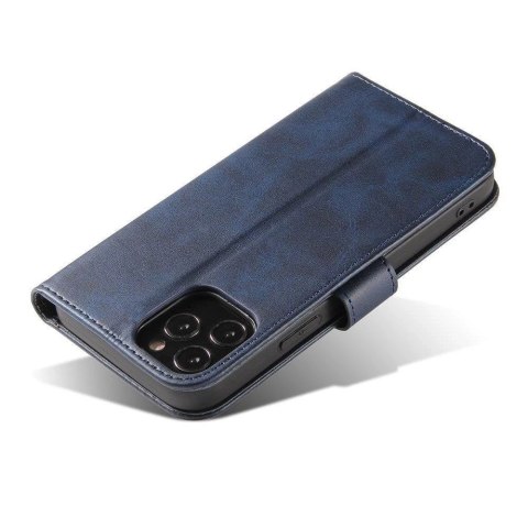 Magnet Case elegancki futerał etui pokrowiec z klapką i funkcją podstawki Samsung Galaxy A33 5G niebieski