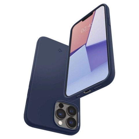 Spigen silicone fit iphone 13 pro navy blue