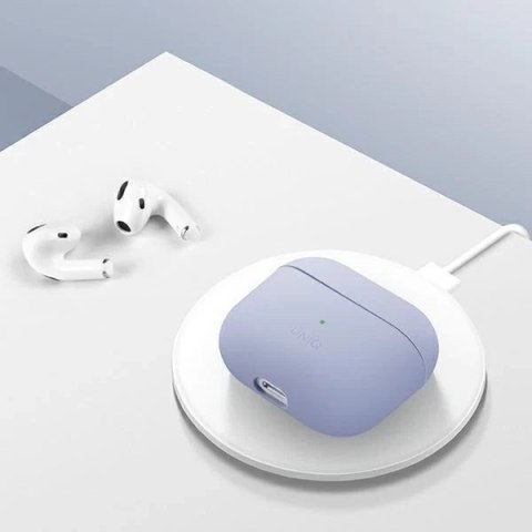 UNIQ etui Lino AirPods 3 gen. Silicone lawendowy/lavender