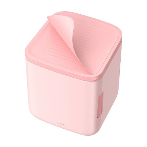 Baseus mini przenośna lodówka turystyczna + podgrzewacz 6L różowy (ACXBW-A04)