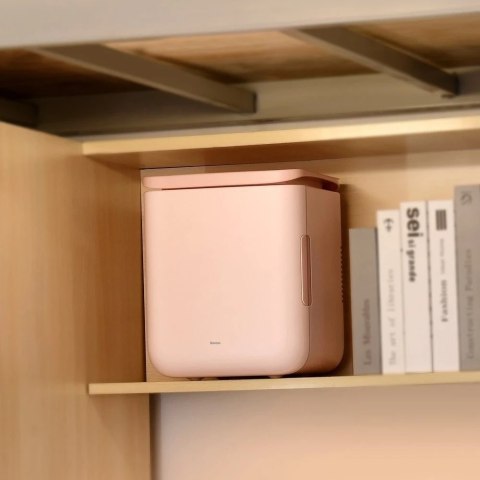 Baseus mini przenośna lodówka turystyczna + podgrzewacz 6L różowy (ACXBW-A04)