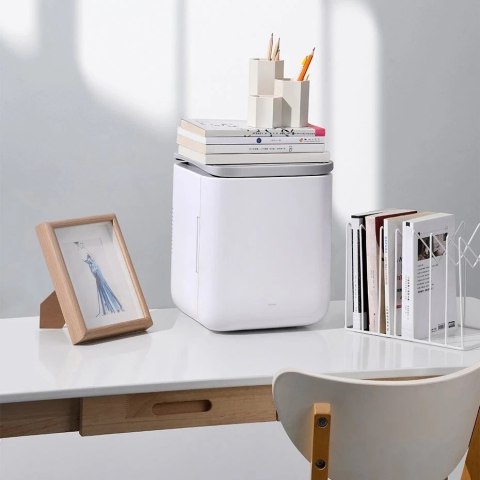 Baseus mini przenośna lodówka turystyczna + podgrzewacz 6L różowy (ACXBW-A04)