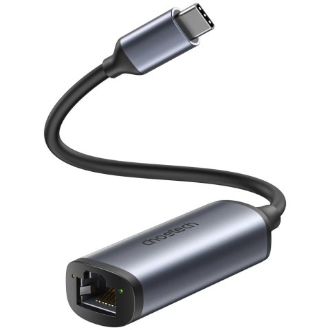 Choetech zewnętrzna karta sieciowa USB Typ C - RJ45 2,5Gbps szary (HUB-R02 gray)