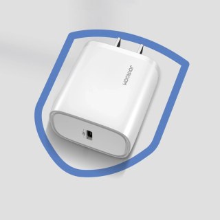 Joyroom szybka ładowarka sieciowa USB Typ C PD 20W wtyczka CN biały (L-P201)