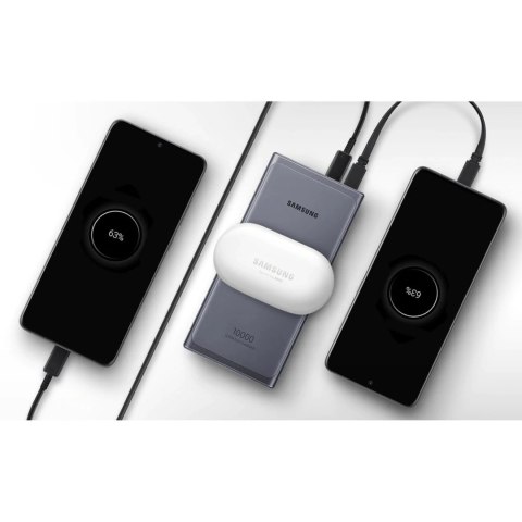 Samsung Powerbank 10000 mAh z funkcją ładowania bezprzewodowego szary (EB-U3300XJEGEU)