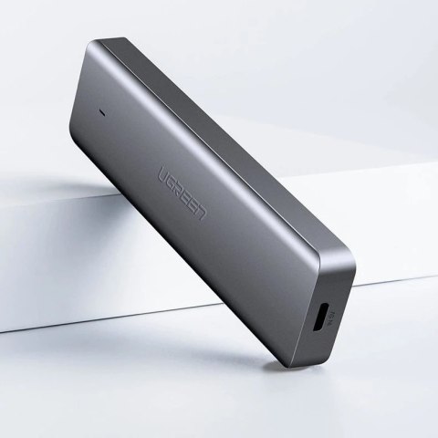 Ugreen rozdzielacz HUB USB Typ C - 4x USB 3.2 Gen 1 z portem zasilania USB Typ C szary (CM219 70336)