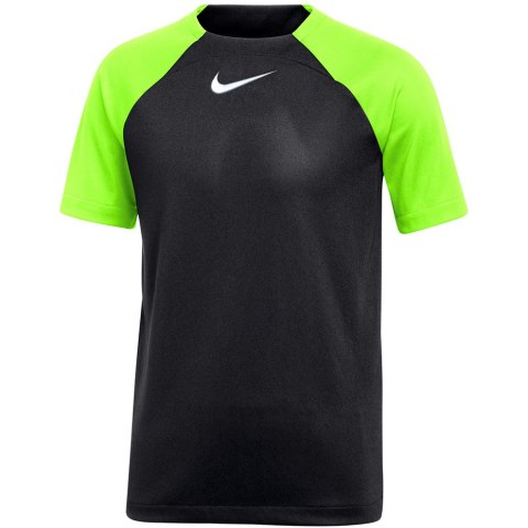 Koszulka dla dzieci Nike DF Academy Pro SS Top K czarno-zielona DH9277 010 Koszulka dla dzieci Nike DF Academy Pro SS Top K czarno-zielona DH9277 010