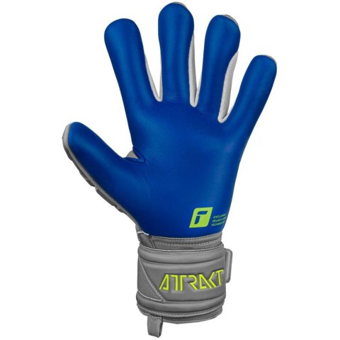 Rękawice bramkarskie Reusch Attrakt Freegel Silver Finger Support Junior szaro-niebieskie 5272230 6006 Rękawice bramkarskie Reusch Attrakt Freegel Silver Finger Support Junior szaro-niebieskie 5272230 6006