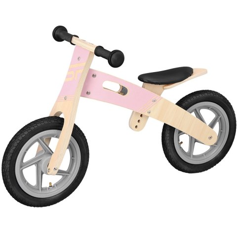 Rowerek biegowy Spokey Woo Ride Duo szaro-różowy 940904 Rowerek biegowy Spokey Woo Ride Duo szaro-różowy 940904