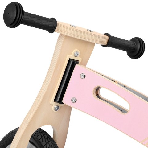 Rowerek biegowy Spokey Woo Ride Duo szaro-różowy 940904 Rowerek biegowy Spokey Woo Ride Duo szaro-różowy 940904