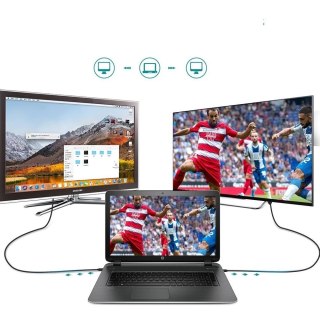 Choetech kabel przewód USB Typ C - HDMI 4K 30Hz 3m czarny (XCH-0030)
