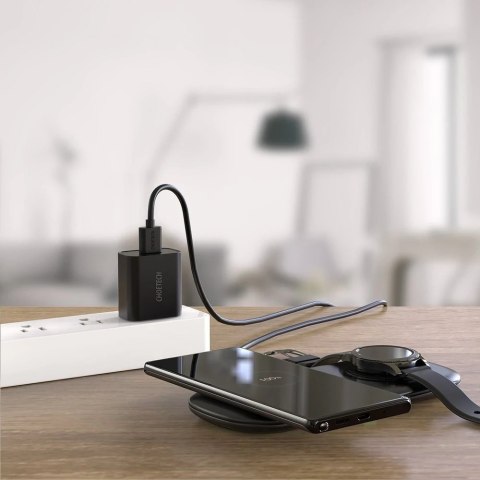 Choetech ładowarka bezprzewodowa Qi 10W do telefonu i Samsung Galaxy Watch czarny (T570-S)