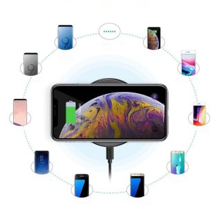Choetech ładowarka bezprzewodowa Qi 15W do telefonu słuchawek czarny (T527-F)