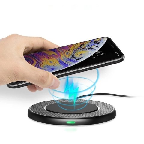 Choetech ładowarka bezprzewodowa Qi 15W do telefonu słuchawek czarny (T527-F)