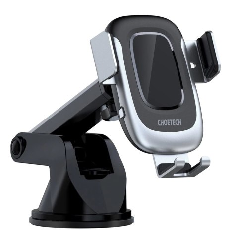 Choetech samochodowa ładowarka bezprzewodowa Qi 15W uchwyt samochodowy 3w1 na szybę deskę kratkę czarny (T542-S)