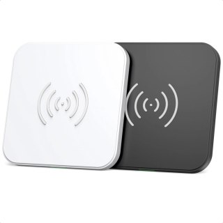 Choetech zestaw 2x bezprzewodowa ładowarka Qi 10W (2 kolory, czarny i biały) + kable USB 1,2m (T511-S black/white)