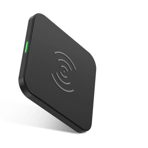 Choetech zestaw ładowarka bezprzewodowa Qi 10W do telefonu słuchawek czarny (T511-S) + Q5003 wall charger European standard whit