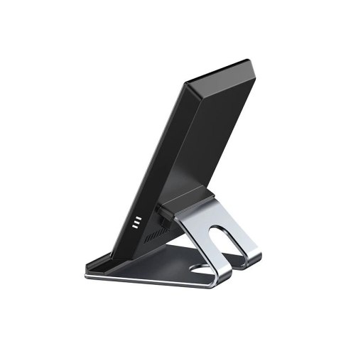Dudao szybka ładowarka bezprzewodowa z aluminiowym stojakiem 15W czarny (A10Pro)