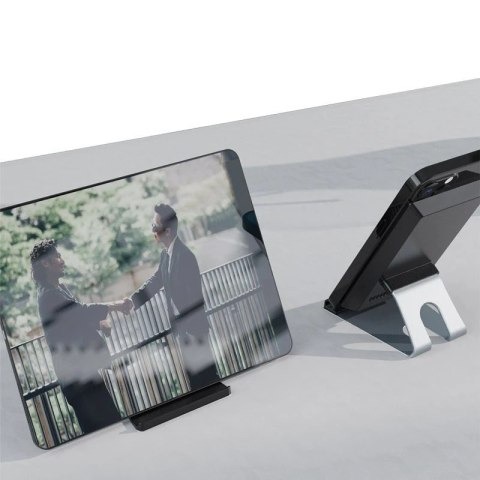 Dudao szybka ładowarka bezprzewodowa z aluminiowym stojakiem 15W czarny (A10Pro)