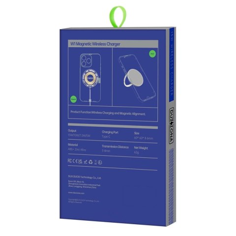 Duzzona ładowarka indukcyjna MagSafe 15W czarna (W1)