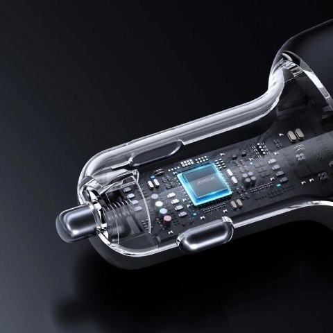 Joyroom 4-portowa ładowarka samochodowa 45W czarny (JR-CL09)