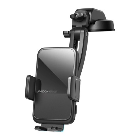 Joyroom automatyczny uchwyt samochodowy ładowarka indukcyjna 15W Qi na szybę kokpit deskę czarny (JR-ZS298 dash)