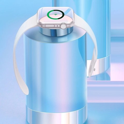 Joyroom bezprzewodowa ładowarka Qi do Apple Watch z wbudowanym kablem 1,2 m biały (S-IW001S)
