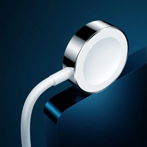 Joyroom bezprzewodowa ładowarka Qi do Apple Watch z wbudowanym kablem 1,2 m biały (S-IW001S)